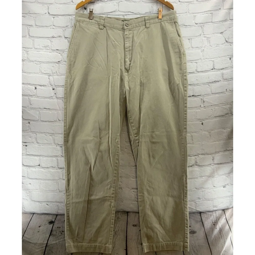 Ralph Lauren Beige Pants Mens sz 38x34 100%‎ Cotton